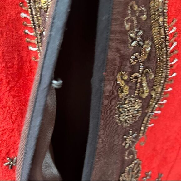 Chicos heritage beaded red jacket.  Size 2 ( Medium) - Picture 5 of 12